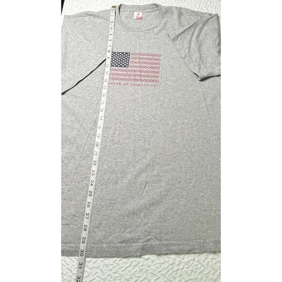 Target Gray American Flag T-Shirt XL - 80% Cotton 20% Polyester - Picture 2 of 3